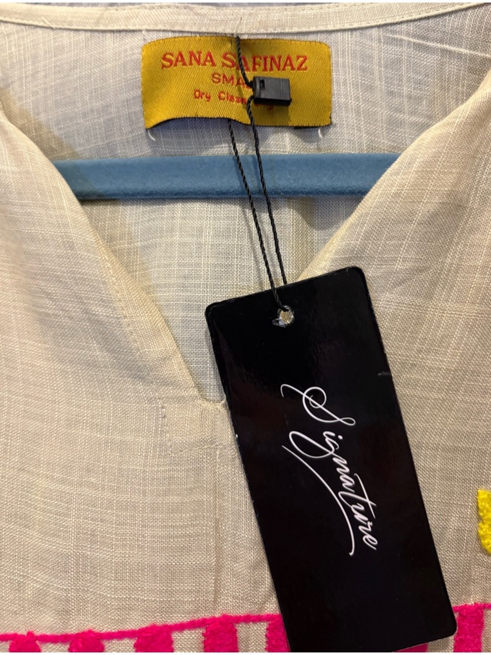 Sana Safinaz NWT Cotton Embroidered summer Dress in Sz S - Picture 6 of 7